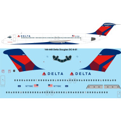 26decals 144-440 1/144 Delta Douglas Dc-9-51 Laser Decal