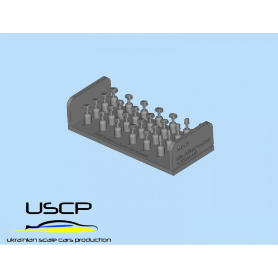 Uscp 24a121 1/24 Windshield Washer Nozzles Set Accessories Kit