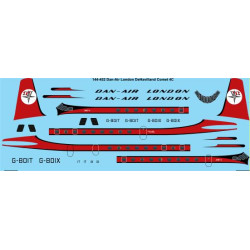 26decals 144-452 1/144 Dan Air Final Comet 4c Laser Decal