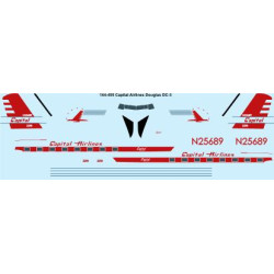 26decals 144-455 1/144 Capitol Douglas Dc-3 Laser Decal