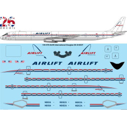 26decals 144-478 1/144 Airlift Douglas Dc-8-61 Laser Decal