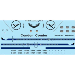 26decals 144-487 1/144 Condor Boeing 727-30 Laser Decal