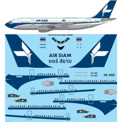 26decals 144-510 1/144 Air Siam Airbus A300b4 Laser Decal