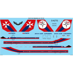 26decals 144-513 1/144 Air Malta Boeing 707-321 Laser Decal