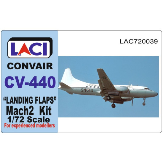Laci 720039 1/72 Convair Cv-440 Landing Flaps For Mach2 Resin Model