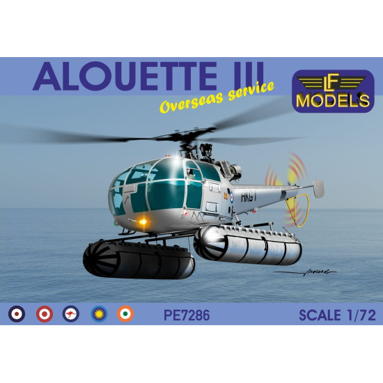 Lf Models Pe7286 1/72 Alouette Iii Overseas Service Hong Kong Singapore Australia Malaysia India