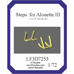Lf Models 3d7253 1/72 Steps For Alouette Iii For Lf Models