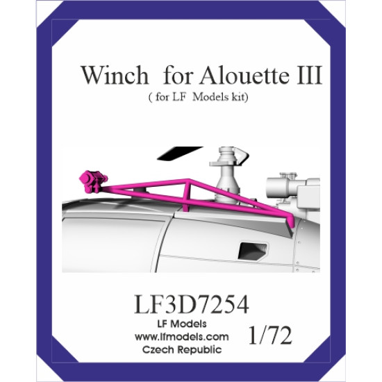 Lf Models 3d7254 1/72 Winch For Alouette Iii For Lf Models