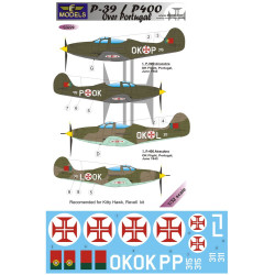 Lf Models C3229 1/32 Decal Airacobra Over Portugal For Kitty Hawk, Revell Kit
