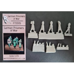White Stork Miniatures F72005 1/72 Figures German Prisoners Of War Resin Unpainted Unassembled