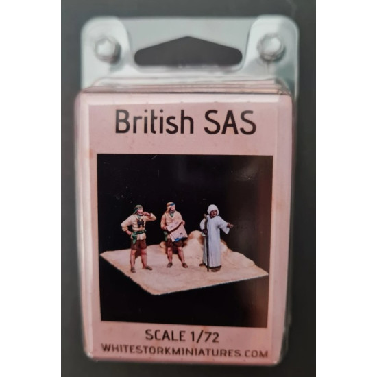 White Stork Miniatures F72007 1/72 British Sas Resin, Unpainted, Unassembled Kit
