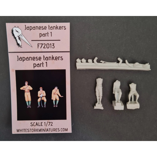 White Stork Miniatures F72013 1/72 Japanese Tankers Resin Unpainted Unassembled