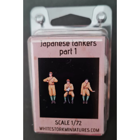 White Stork Miniatures F72013 1/72 Japanese Tankers Resin Unpainted Unassembled