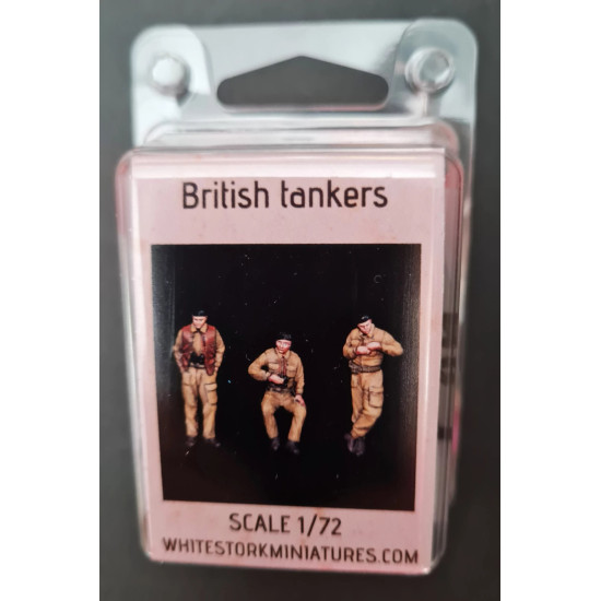 White Stork Miniatures F72014 1/72 British Tankers Resin Unpainted Unassembled
