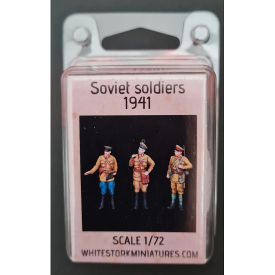 White Stork Miniatures F72017 1/72 Soviet Soldiers 1941 Resin Unpainted Unassembled