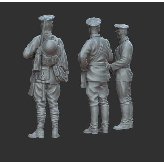 White Stork Miniatures F72017 1/72 Soviet Soldiers 1941 Resin Unpainted Unassembled