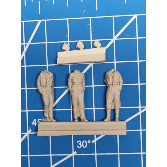 White Stork Miniatures F72018 1/72 Battle Of Britain Polish Pilots Resin Unpainted Unassembled