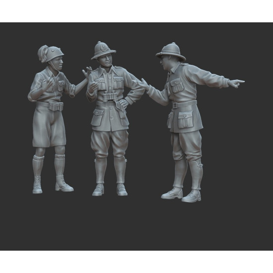 White Stork Miniatures F72020 1/72 Italian Infantri Accidenti Resin Unpainted Unassembled