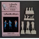 White Stork Miniatures F72021 1/72 Luftwaffe Officers Resin Unpainted Unassembled