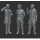 White Stork Miniatures F72021 1/72 Luftwaffe Officers Resin Unpainted Unassembled