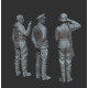 White Stork Miniatures F72021 1/72 Luftwaffe Officers Resin Unpainted Unassembled