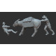 White Stork Miniatures F72023 1/72 North Africa 1941 Stubborn Donkey Resin Unpainted Unassembled