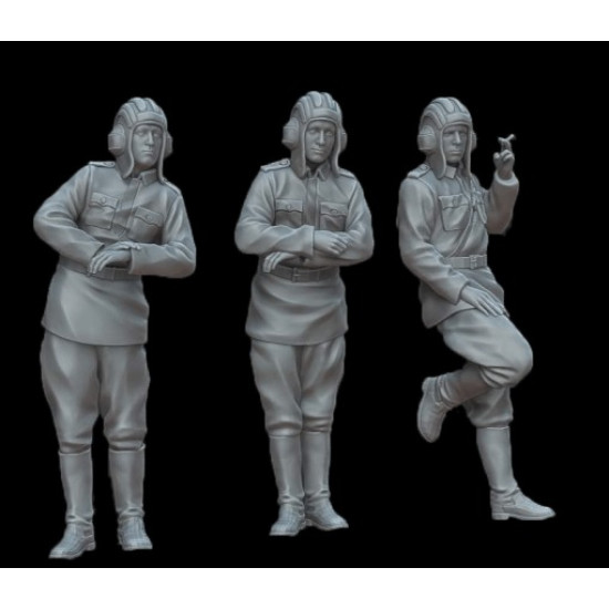 White Stork Miniatures F72024 1/72 Soviet Tankers 1944/45 Resin Unpainted Unassembled