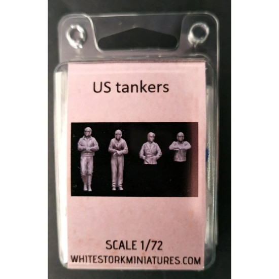 White Stork Miniatures F72028 1/72 Us Tankers Ww2 Resin Unassembled Unpainted