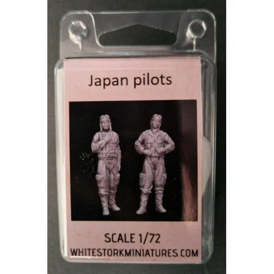 White Stork Miniatures F72029 1/72 Japan Pilots Ww2 Resin Unassembled Unpainted