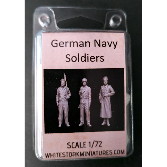 White Stork Miniatures F72031 1/72 German Navy Soldiers Ww2 Resin Unassembled Unpainted