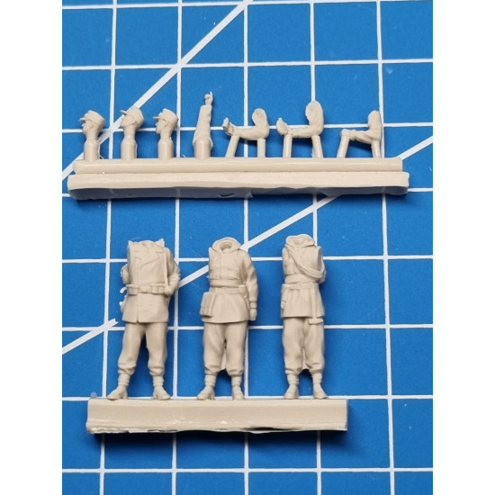 White Stork Miniatures F72032 1/72 German Mountain Troops Ww2 Resin Unassembled Unpainted