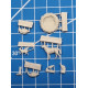 White Stork Miniatures F72035 1/72 Animals 6 Figures Resin Unassembled Unpainted