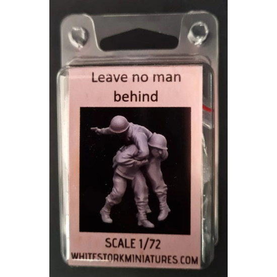 White Stork Miniatures F72038 1/72 Leave No Man Behind Ww2 Resin Unassembled Unpainted
