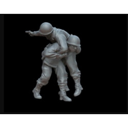 White Stork Miniatures F72038 1/72 Leave No Man Behind Ww2 Resin Unassembled Unpainted