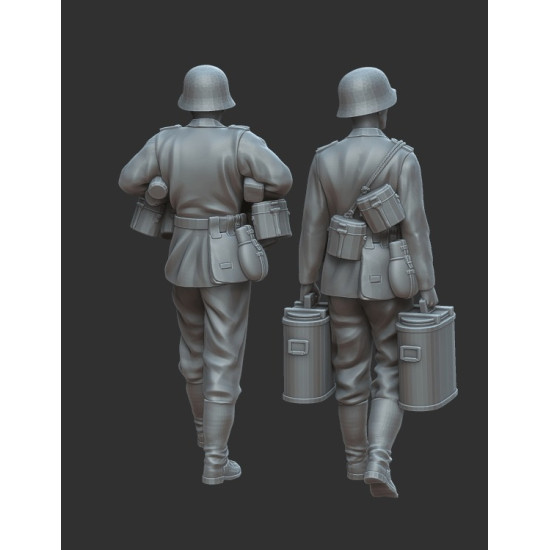 White Stork Miniatures F72040 1/72 Ww2 German Soldiers Its Lunch Time Resin Unassembled Unpainted