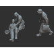 White Stork Miniatures F72041 1/72 Ww2 German Soldiers Medic Medic Resin Unassembled Unpainted