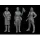 White Stork Miniatures F72042 1/72 Ww2 Female Auxiiliary Service Resin Unassembled Unpainted