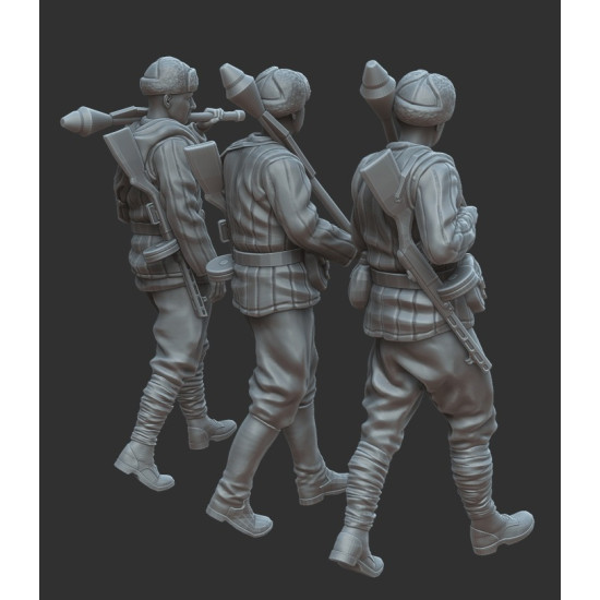 White Stork Miniatures F72046 1/72 Ww2 Russian Tank Destroyers Crew Resin Unassembled Unpainted