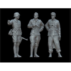 White Stork Miniatures F72049 1/72 Ww2 Dak German Soldiers Resin Unassembled Unpainted