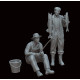 White Stork Miniatures F72054 1/72 Fishermen Resin Unassembled Unpainted Kit