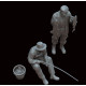 White Stork Miniatures F72054 1/72 Fishermen Resin Unassembled Unpainted Kit