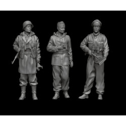 White Stork Miniatures F72055 1/72 German Soldiers In Kharkov 1943 Resin Unassembled Unpainted Kit