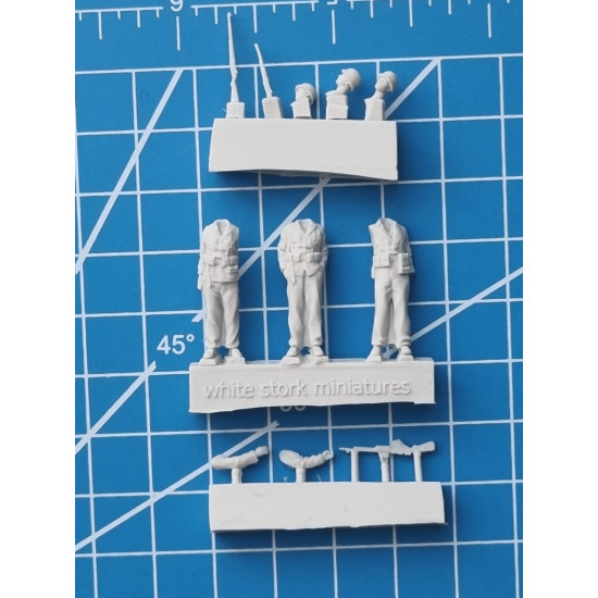 White Stork Miniatures F72056 1/72 Pacific War Us Soldiers Resin Unassembled Unpainted Kit