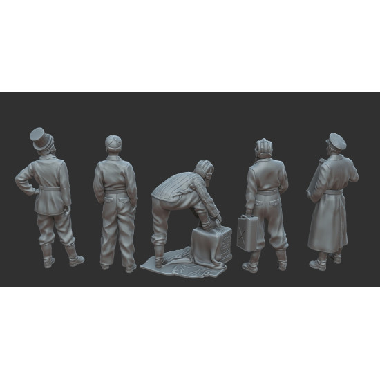 White Stork Miniatures F72057 1/72 Russians In Berlin Ww2 Resin Unassembled Unpainted Kit