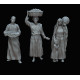 White Stork Miniatures F72058 1/72 Arab Civilians Resin Unassembled Unpainted