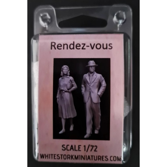 White Stork Miniatures F72059 1/72 Rendez-vous Resin Unassembled Unpainted