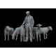 White Stork Miniatures F72060 1/72 Shepherd And Sheep Who Let The Sheep Out Resin Unassembled Unpainted