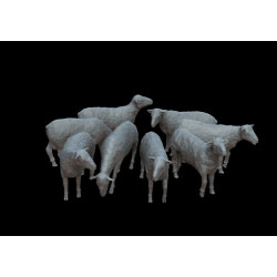 White Stork Miniatures F72061 1/72 Sheep Resin Unassembled Unpainted Kit