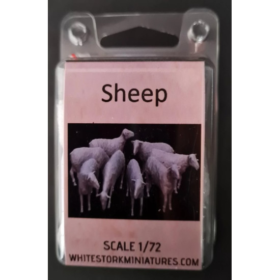 White Stork Miniatures F72061 1/72 Sheep Resin Unassembled Unpainted Kit