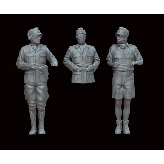 White Stork Miniatures F72065 1/72 Dak Tankers Ww2 Resin Unassembled Unpainted